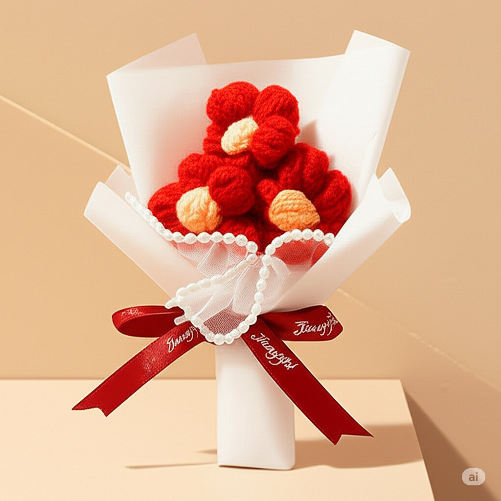 Blossomi™ Mini Crochet Flower Bouquet