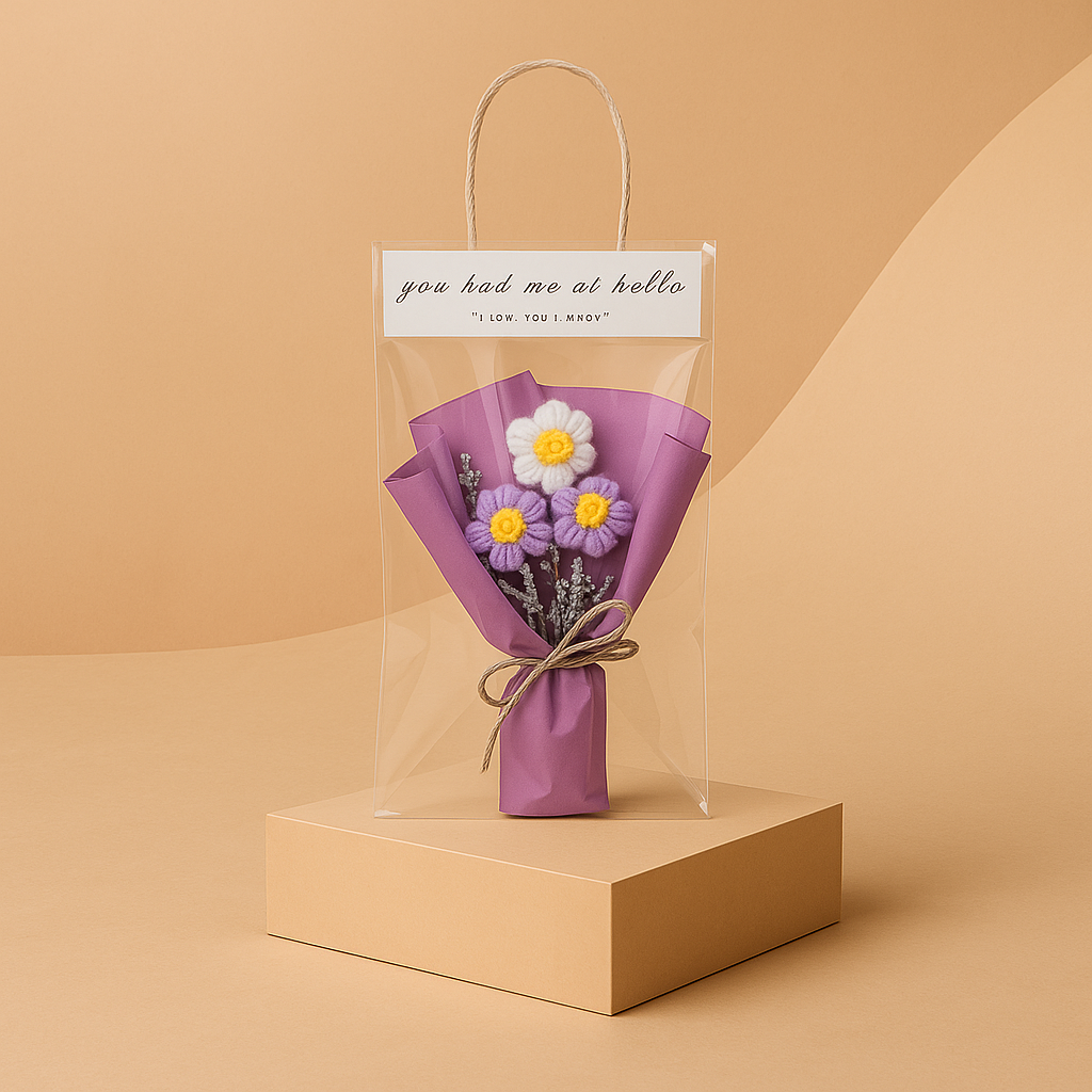 Blossomi™ Mini Crochet Flower Bouquet