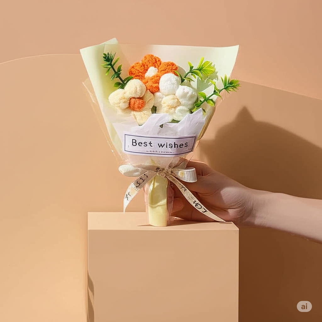 Blossomi™ Mini Crochet Flower Bouquet