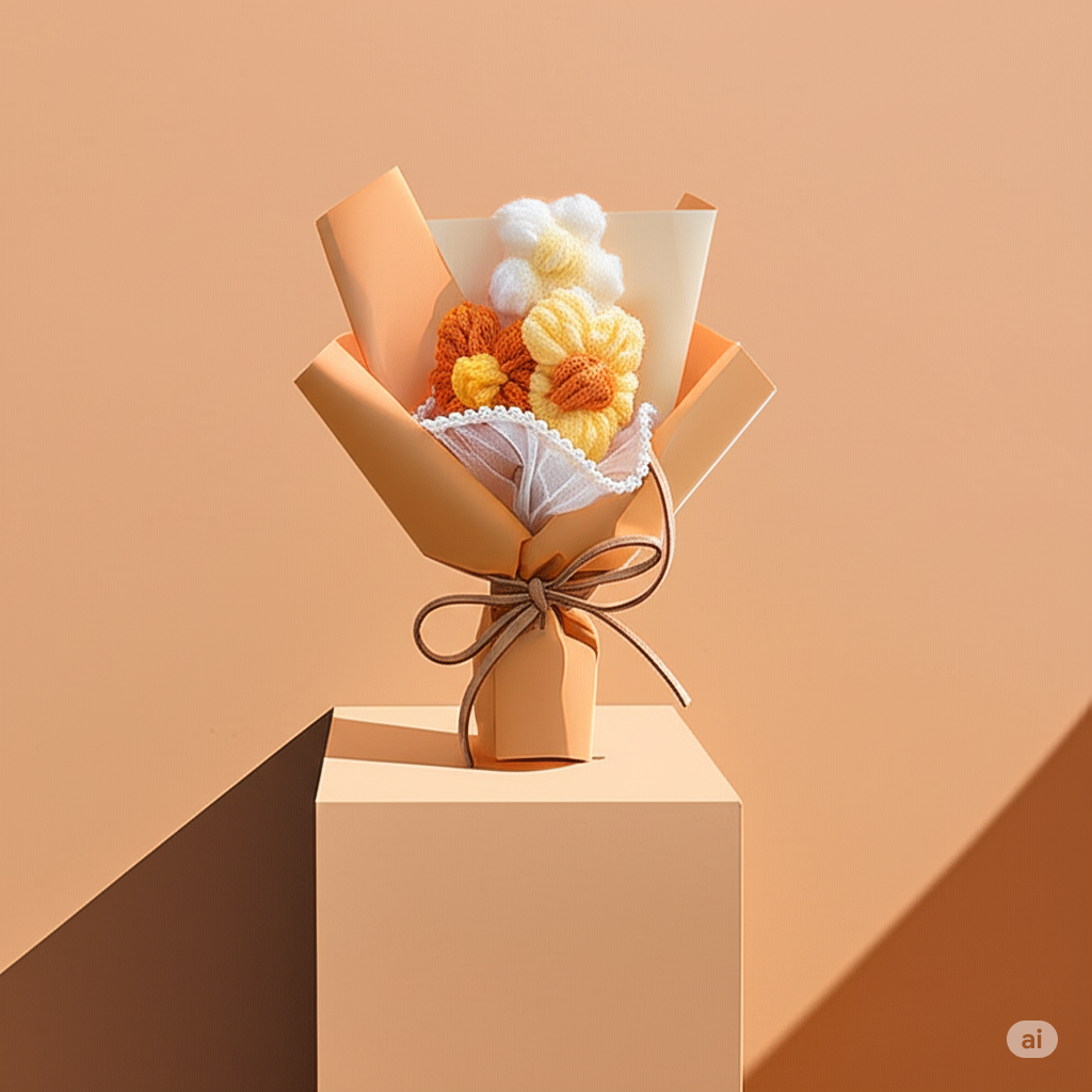 Blossomi™ Mini Crochet Flower Bouquet