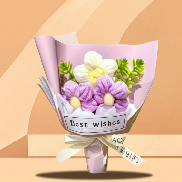 Blossomi™ Mini Crochet Flower Bouquet