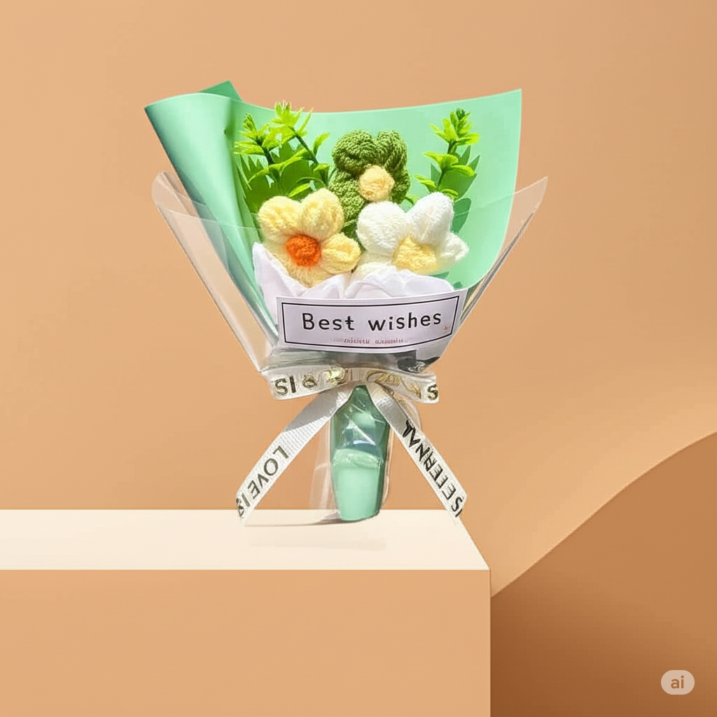Blossomi™ Mini Crochet Flower Bouquet