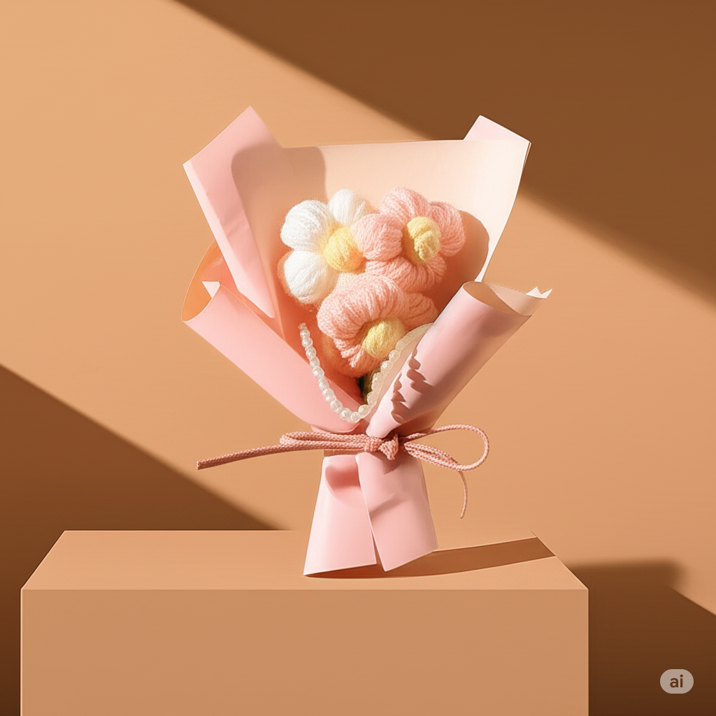 Blossomi™ Mini Crochet Flower Bouquet