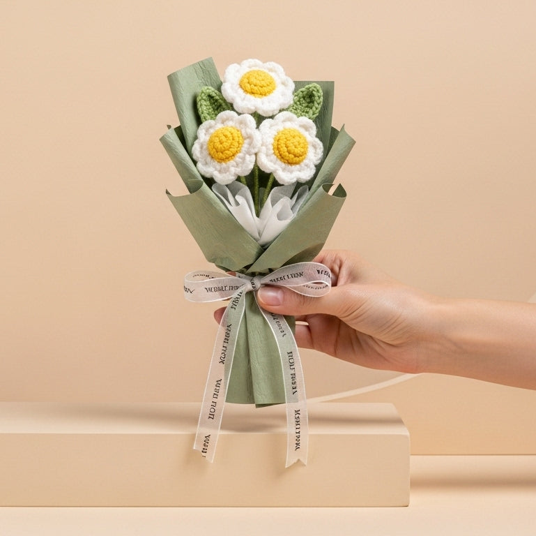 Blossomi™ Mini Crochet Flower Bouquet