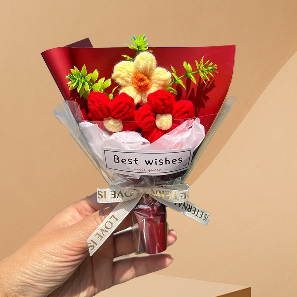 Blossomi™ Mini Crochet Flower Bouquet